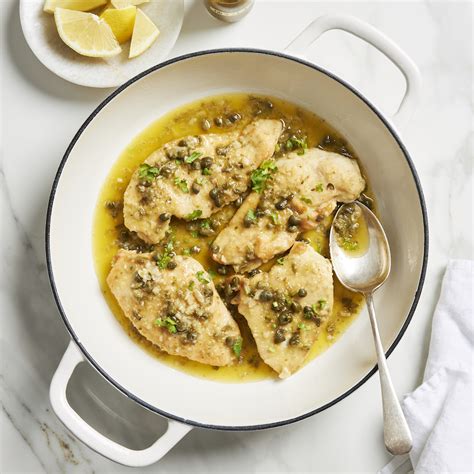 Yuzu Chicken Piccata Recipe